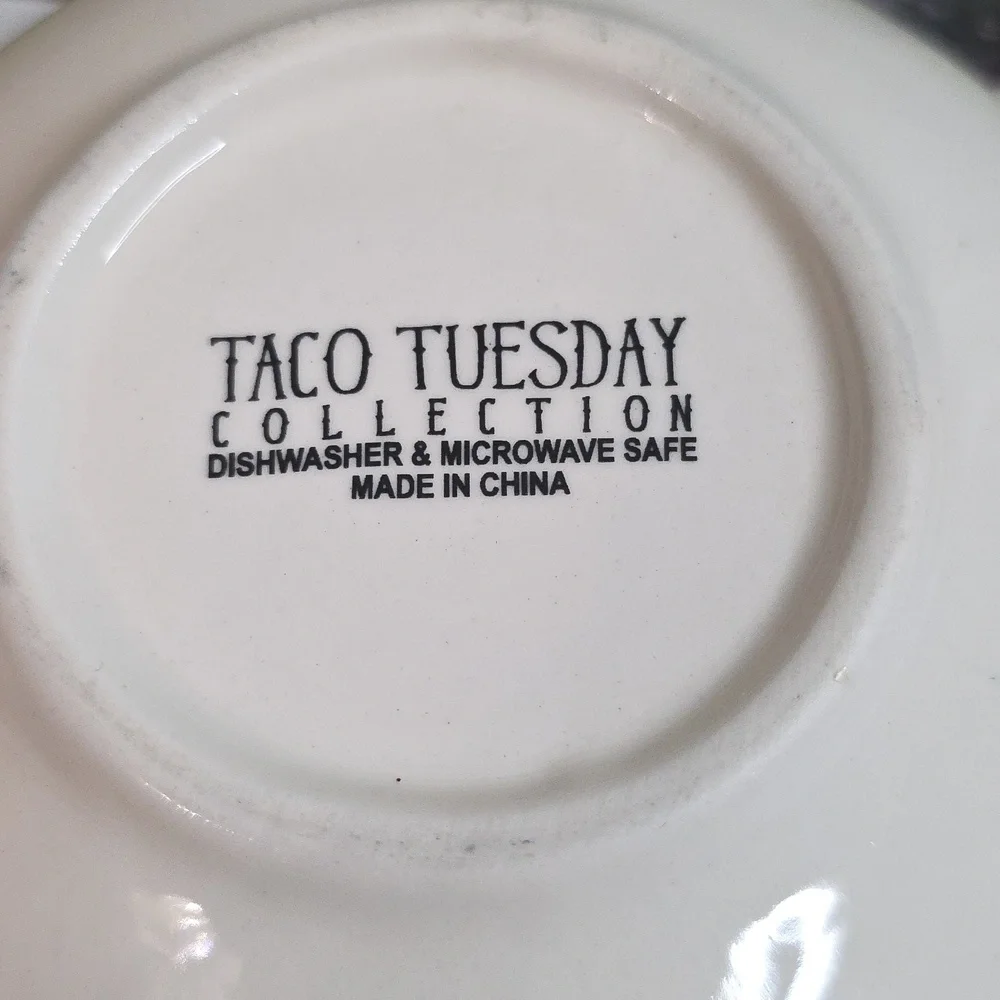 Taco Tuesday Floral Ceramic Spoon Rest, New